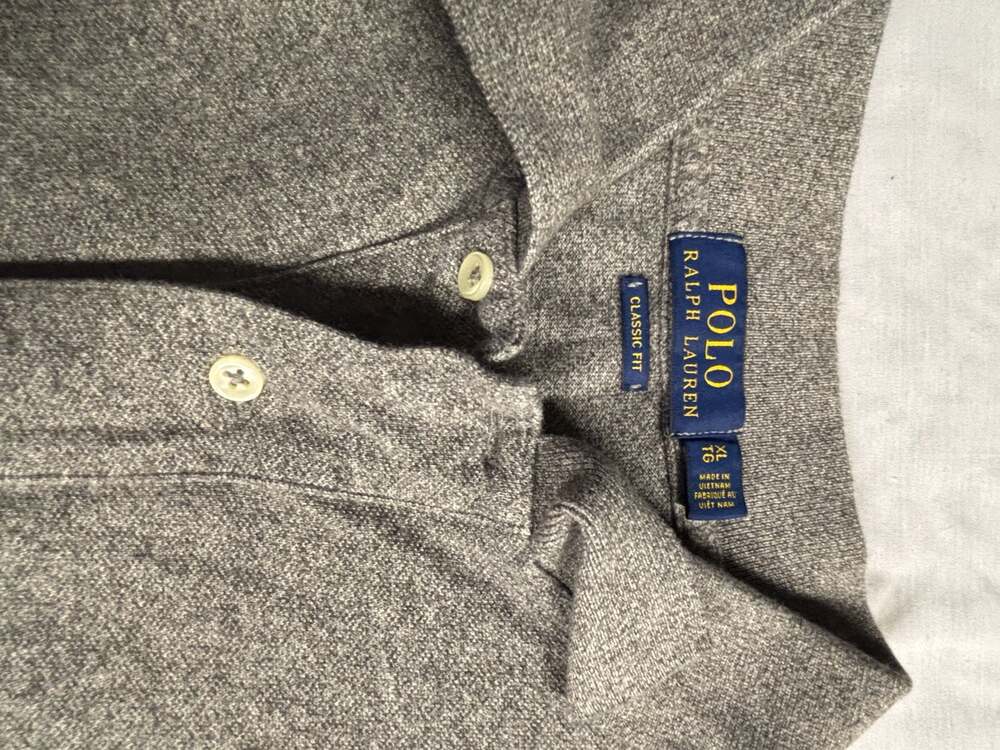 Polo Ralph Lauren Classic Fit Heather Grey Polo Shirt